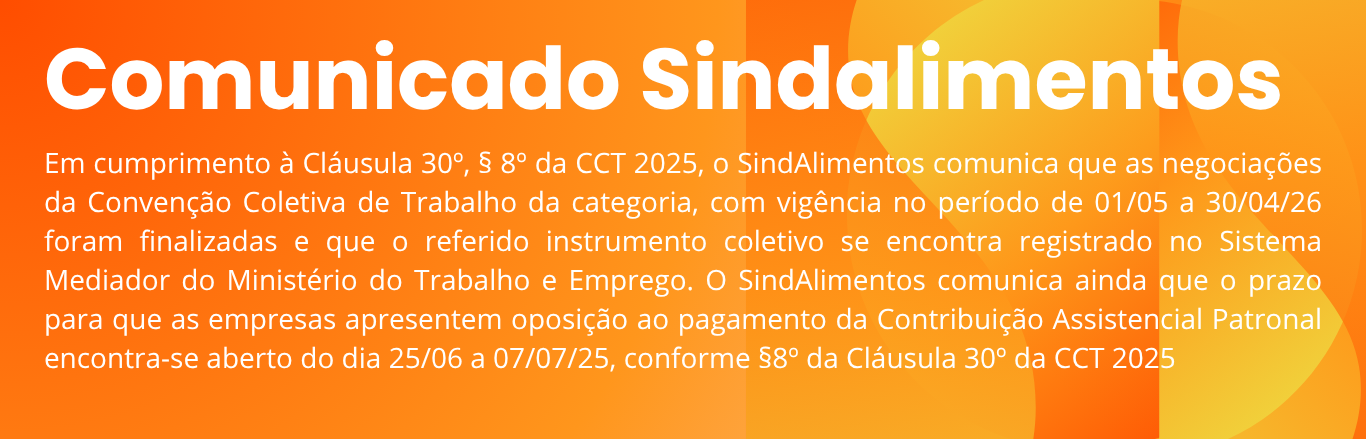 Comunicado Sindalimentos